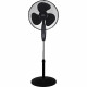 16" Pedestal Oscillating Stand Fan Desk Mini Fans Electric Tower Standing Home Office (16" Oscillating Stand Fan Black)
