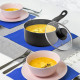 16Cm Milk Pan + Glass Lid Sauce Pot Tea Handle Kitchen Non Stick Cookware New image