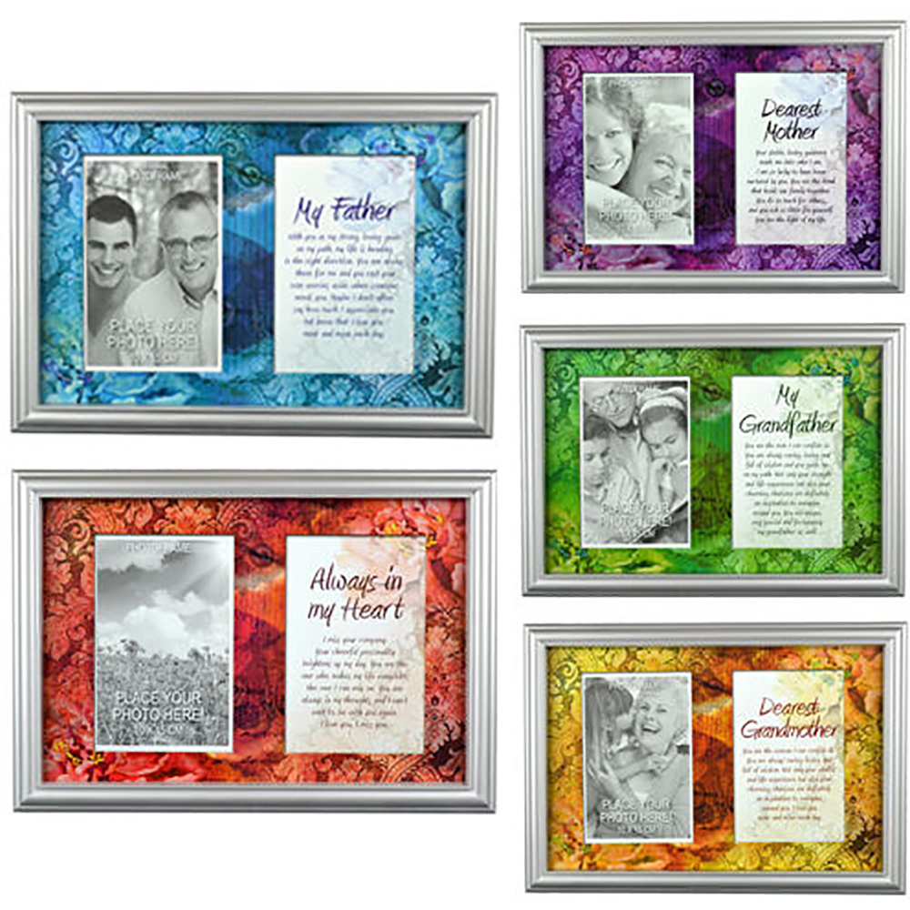 3 For 2 Personal Photo Frame And With Stand Memory Picture Message Wall Hang